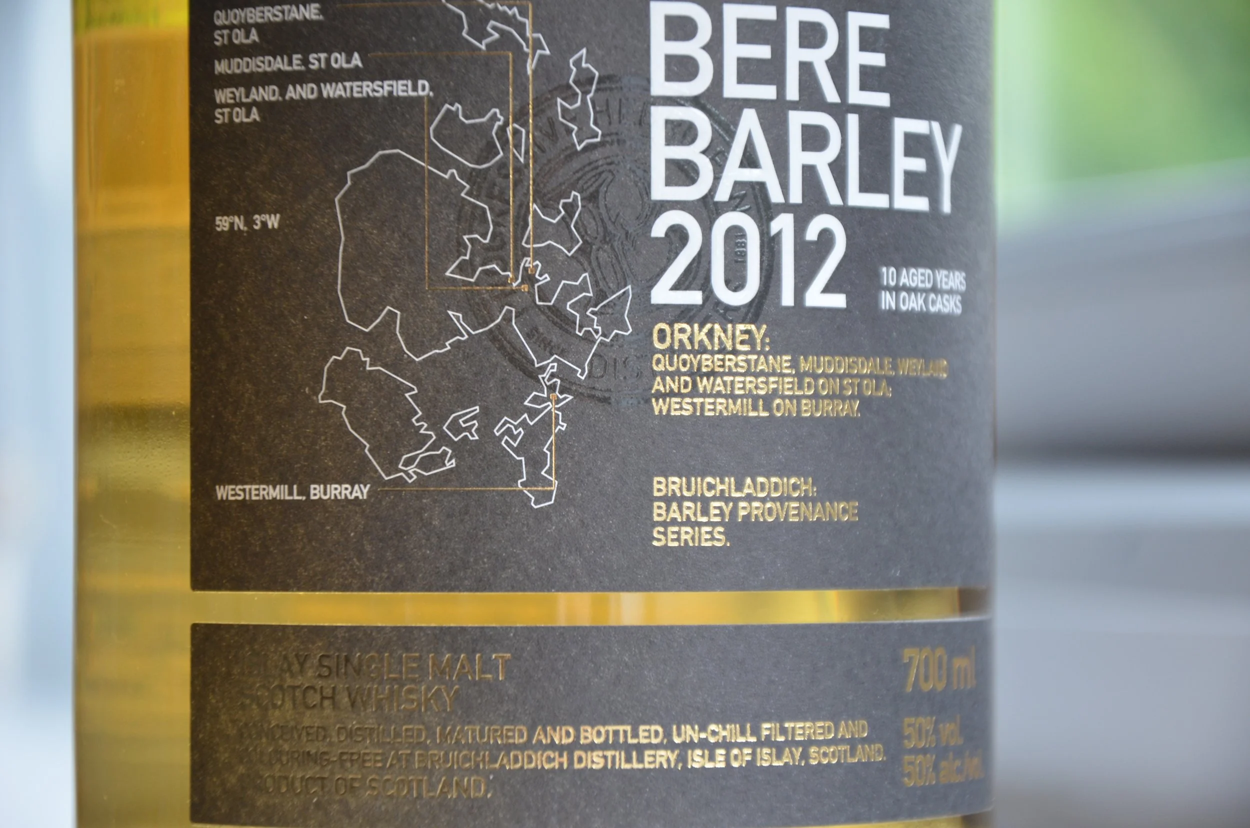 Bruichladdich Bere Barley 2012 — Dramface